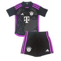 Camiseta Bayern Munich Leon Goretzka #8 Visitante Equipación para niños 2023-24 manga corta (+ pantalones cortos)